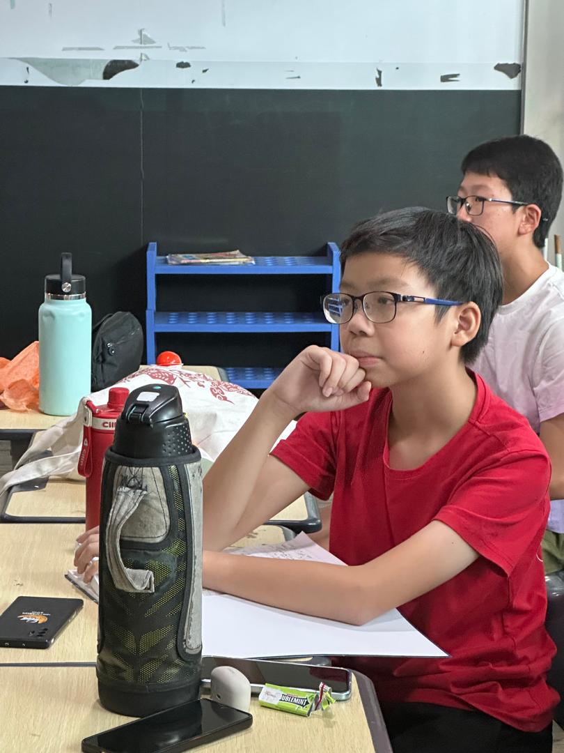 Apex Thought student practicing critical thinking