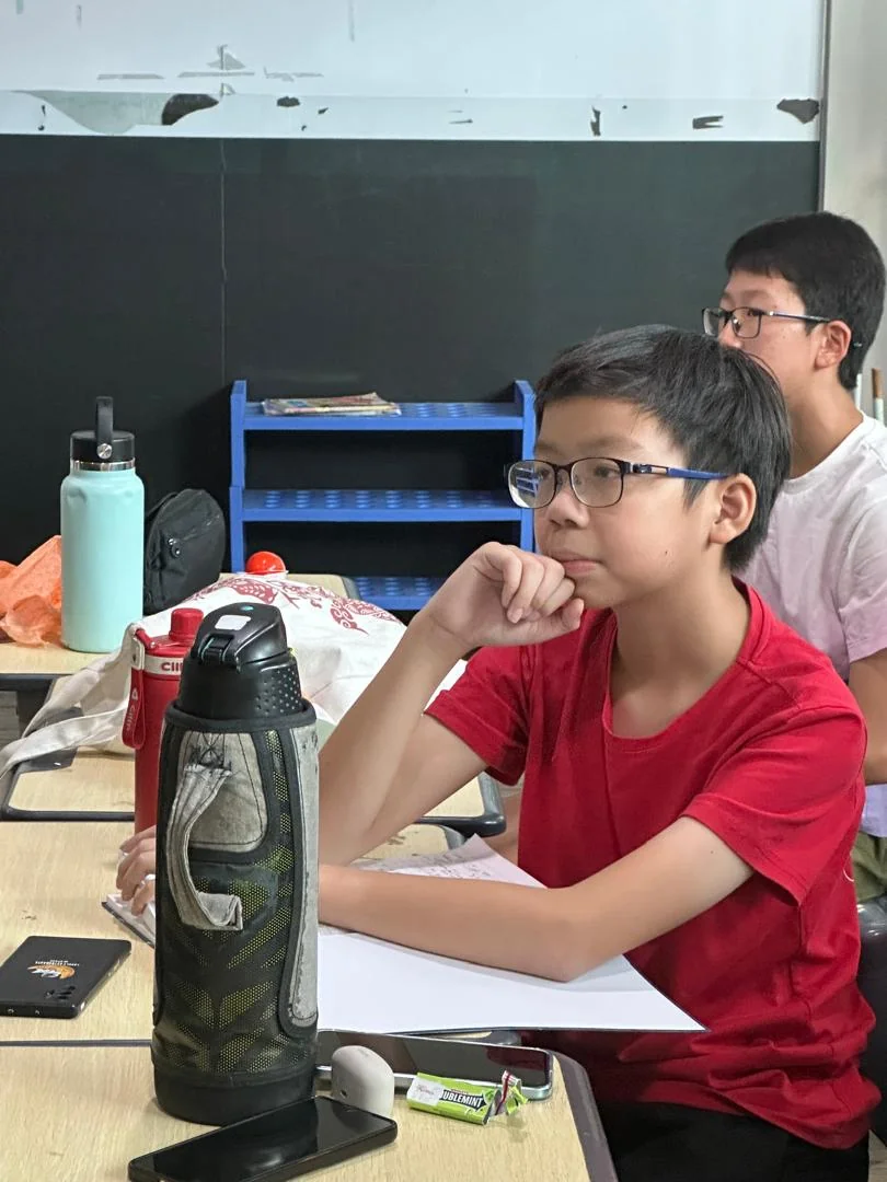 Apex Thought student practicing critical thinking