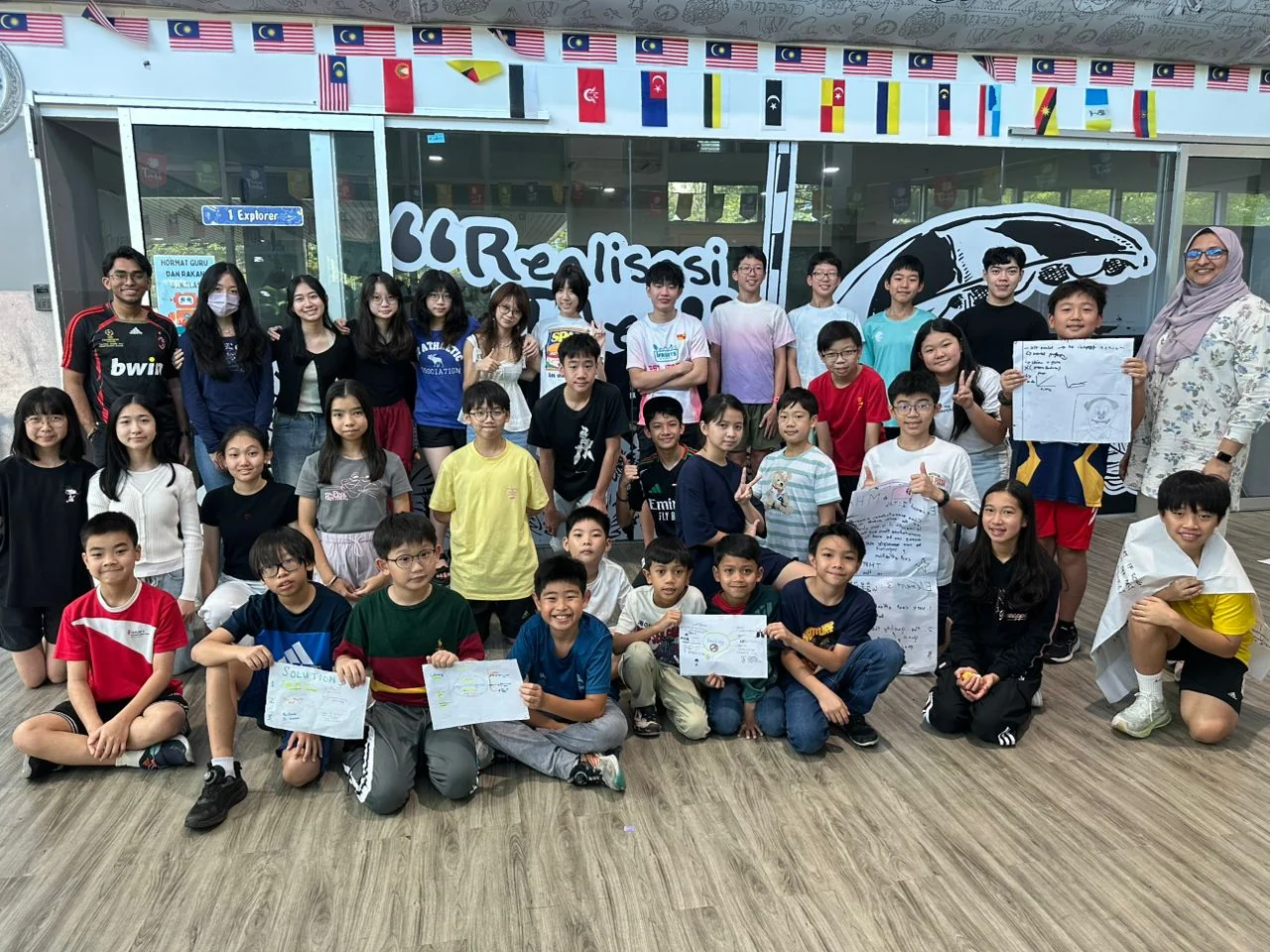 Apex Thought students at year-end camp
